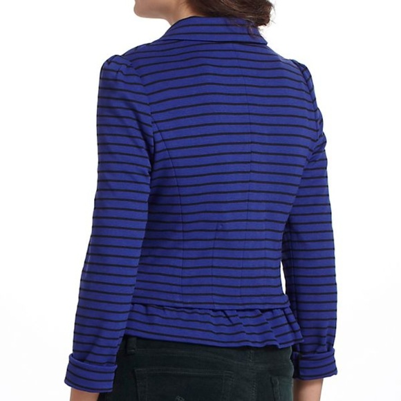 Anthropologie Cartonnier Striped Spinnaker Blazer - Picture 6 of 7